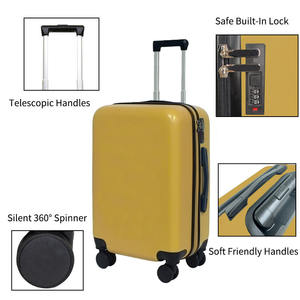 Maleta portátil para <span class=keywords><strong>adolescentes</strong></span> con logotipo estampado UV, equipaje ligero, cartón <span class=keywords><strong>de</strong></span> <span class=keywords><strong>viaje</strong></span>, bolsas lisas, maleta con ruedas, equipaje - Product Image 3