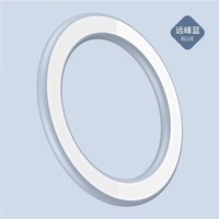 Anneau magnétique puissant en alliage de zinc compatible, le plus vendu, pour utilisation au lit ; support magnétique adhésif sans trace pour téléphone, fixation murale