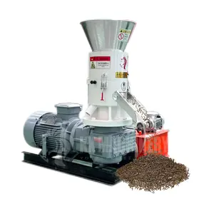 New 80kg/h-800kg/h Flat Die Pellet Machine for Home Use or Small Business on Sale