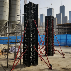 Système de coffrage modulaire en plastique durable pour colonnes, coffrage <span class=keywords><strong>industriel</strong></span> pour béton, léger pour murs et dalles - Product Image 1