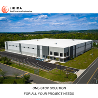 Grande remise usine préfabriquée bâtiment d'industrie de la structure en acier entrepôt préfabriqué à ossature métallique