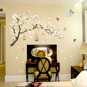 <span class=keywords><strong>Adesivi</strong></span> murali in PVC decorativi a fiore bianco di grandi dimensioni rimovibili <span class=keywords><strong>per</strong></span> la decorazione di <span class=keywords><strong>soggiorno</strong></span> o camera <span class=keywords><strong>da</strong></span> letto - Product Image 6