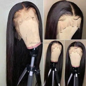 Perruques brésiliennes en cheveux humains en gros avec dentelle transparente, tresses sans colle haute densité pour femmes noires - Product Image 4