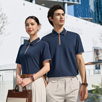 Polo pour le personnel de la réception d'hôtel, couture d'épaule extra renforcée, OEM