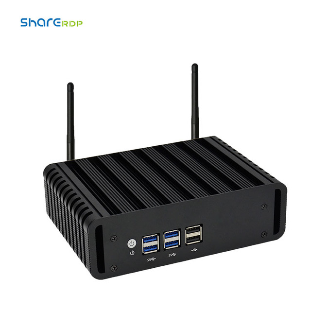 Sharerdp Factory Custom Intel Core I3 I5 I7 10th Gen 10110U 10210U 12V Barebone Embedded Fanless Industrial Computer Mini PC