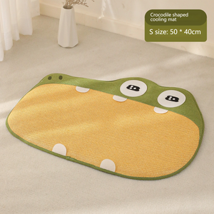 Colchoneta refrescante de verano para perros y gatos, bonita cama suave y cómoda portátil transpirable con forma de Animal, ideal para días calurosos modernos - Product Image 2