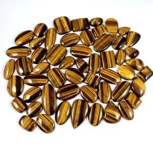 Natural Yellow Tiger Eye Cabochon Handmade Gemstone for Jewelry Making High Quality Origin Africa - Product Image 1