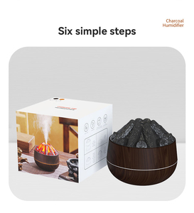 Pelembap udara simulasi, penyebar kayu arang api kapasitas besar 300ml untuk ruang besar - Product Image 6