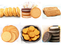 Maquinaria de procesamiento Industrial HYDGJ-600, máquina de galletas automática pequeña, 200-300 kg/h
