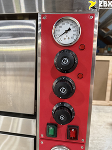Forno Elettrico Commerciale a 2 Piani con 4 Vassoi <span class=keywords><strong>500</strong></span> ℃   <span class=keywords><strong>Macchina</strong></span> per Cuocere Pane, Pizza e Biscotti con Piano in Pietra - Product Image 5