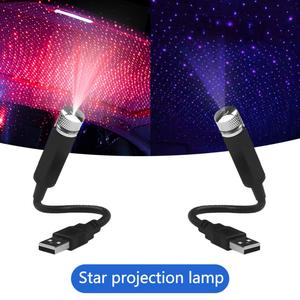USB-1 LED <span class=keywords><strong>voiture</strong></span> <span class=keywords><strong>toit</strong></span> étoile veilleuse projecteur lumière intérieur ambiant nuit <span class=keywords><strong>ciel</strong></span> étoilé USB LED lumières décoratives - Product Image 5
