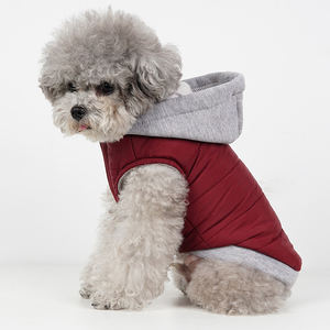 เสื้อมีฮู้ดสำหรับสุนัข<span class=keywords><strong>เสื้อผ้า</strong></span><span class=keywords><strong>สุนัข</strong></span>แบบเรียบ - Product Image 2