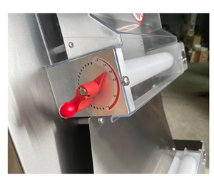 Gran oferta comercial sin gluten Sei-automatic Maker Press Dough Sheeter Roller Base Making Pizza Machine para restaurante - Product Image 5