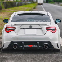 Kit carrosserie pour Toyota 86 BRZ 2013-2021 : Aileron arrière, lèvre de pare-chocs arrière, coins de pare-chocs arrière, protection de coin de pare-chocs arrière 86, kit Modellista
