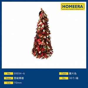 Commercio all'ingrosso 48cm PET albero di natale ornamento dimensione personalizzata PVC ciondolo di alta qualità UV stampato Festival scatola di stile di 30 - Product Image 1