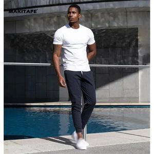 Pantalon de survêtement HG325P en toile légère pour homme, taille mi-haute, réfléchissant 3D, personnalisable avec logo, style streetwear, vente en gros - Product Image 3
