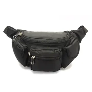 High Quality 1680D Nylon Waist Bag with Adjustable Flexible Straps for Men