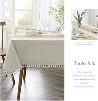 Nappe personnalisée de qualité supérieure, brodée, pour la cuisine, le restaurant, les mariages, les fêtes, la décoration de pique-nique