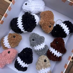 Peluche de Capibara, Roedor Suave, <span class=keywords><strong>Carpincho</strong></span>, Amigurumi, Adorable, Decoración de Peluche, Tejido a Crochet, Animal de Peluche, Algodón PP - Product Image 1