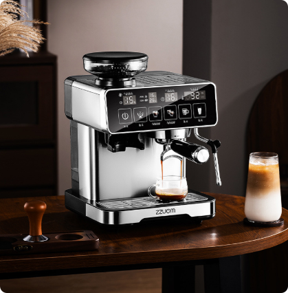 KR Espresso Machine Professional Coffee Maker Stainless Steel Built Grinder 20 Bar Pre Infusion Touch Screen Milk Outdoor Hotel