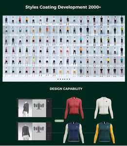 Sportieve, omkeerbare, naadloze, bedrukte, ademende, lichtgewicht fietsjerseys, sneldrogend, antibacterieel, spandex/polyester - Product Image 4