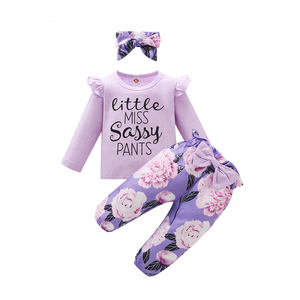 Conjuntos de Ropa para Bebés Recién Nacidos, Primavera, Manga Larga, Tejido de Punto, Algodón, Mameluco para Bebés, Conjuntos de Ropa para Niñas, Boutique de Ropa para Bebés - Product Image 3