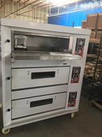 Oven Komersial Rui Tai 3 Dek 6 Loyang untuk Toko Roti, Kontrol Digital Stainless Steel, Bodi Tahan Lama, Pembuatan Roti di Toko Roti