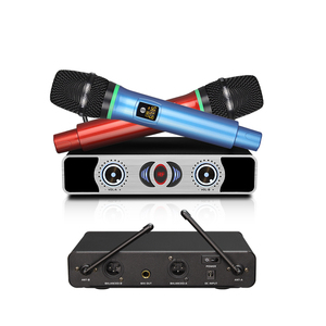 Micro Không Dây Có Thể Sạc Lại UHF 2021 Micro Không Dây Tốt Nhất Dành Cho Karaoke - Product Image 3