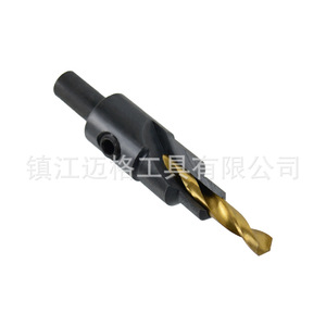 5Pc Round Shank Titanium Plated Countersink Drill Bit Set 6 8 10 12 14mm For Woodworking - Product Image 5