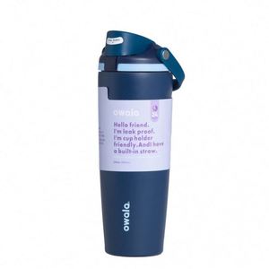owala Macaron Candy Color for Luxury <b>Vacuum</b> Insulated 30oz Stainless Steel <b>Portable</b> Dual Drinking Straw Car Cup with Gift Box - Product Image 3