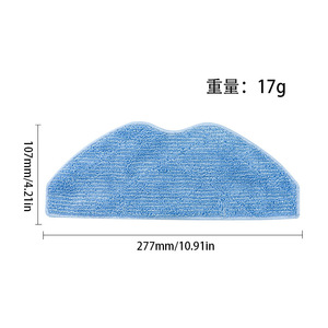Chiffon de nettoyage rectangulaire compatible pour aspirateur robot 360 2S S8 S8plus, lavable et réutilisable, P7311 - Product Image 4