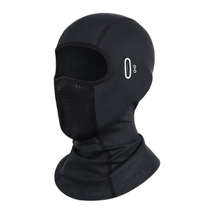 Qianqianwo Balaclava Full Face Mesh Breathable Winter Outdoor Motorcycle Riding Headgear Unisex Black - Product Image 5