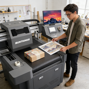 Imprimante Sunthinks SC300 à passage unique pour une impression impeccable sur <span class=keywords><strong>carton</strong></span> ondulé géant, prise en charge de la calibration sur site - Product Image 4