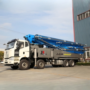 JIUHE - Camión Bomba de Hormigón Pesado, Bomba de Hormigón Montada en Camión de 25 m, 30 m, 38 m, 43 m, 58 m, 62 m, 70 m, Precio de Camión Bomba de Hormigón - Product Image 1