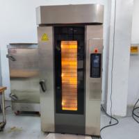 Horno Rotatorio de Aire Caliente, con Modos de Calentamiento Eléctrico, a Gas y a Combustible, Opcional para Hornear Pan, Pasteles, Galletas, etc.