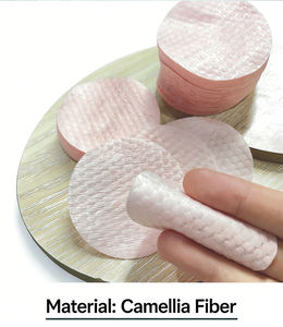 Compresse apaisante composite de perles d'<span class=keywords><strong>acide</strong></span> <span class=keywords><strong>salicylique</strong></span> Y464 Camellia, surface AB, double usage, coton jetable écologique - Product Image 3