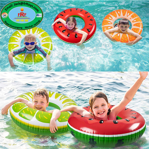 Mùa hè bên hồ bơi đồ chơi 4 Thiết kế Cam Kiwi dưa hấu chanh trẻ em Inflatable mô hình trái cây bơi vòng ống hồ bơi Float - Product Image 3