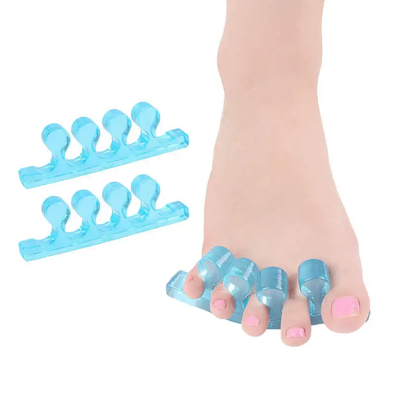 China Factory Soft Gel Toe Separators Universal Size Straightener to Correct Bunions Toe Separator