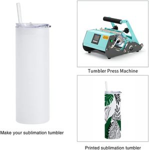Gobelets de sublimation vierges à double paroi pour presse à chaud, 20 oz et 30 oz, disponibles en version skinny droite de 20 oz, expédiés depuis notre entrepôt aux États-Unis - Product Image 4