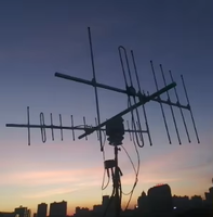 Antenne dipolaire pliée VHF 66-88 MHz ou 88-108 MHz 2,5 dBi 100 W Antenne FM Antenne dipolaire Yagi pour la communication