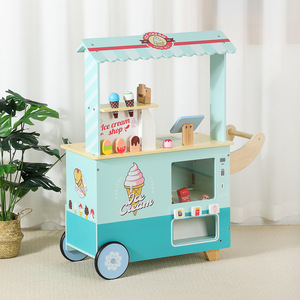 Giocattolo Educativo in Legno a Forma di Distributore Automatico di Gelati, Simula una Vera Scena di Vendita, Confezione in Scatola - Product Image 6