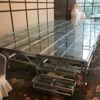 Scène mobile portable en aluminium pour activités de plein air, concerts, danse, expositions, à vendre