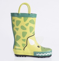 Bottes de pluie en caoutchouc antidérapantes pour enfants, 1 pièce, impression couleur personnalisée, sécurité unisexe, pour enfants