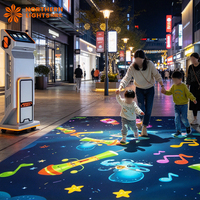 Système de projection interactive au sol tout-en-un, projecteur mobile pour écoles, centres commerciaux et aires de jeux pour enfants