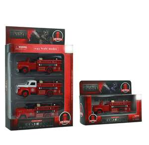 Camión de <span class=keywords><strong>Bomberos</strong></span> de Aleación Retro en Miniatura para Niños, Modelo de Vehículo a Escala <span class=keywords><strong>1</strong></span>:<span class=keywords><strong>43</strong></span>, Juguetes de Coche de Metal Fundido a Presión - Product Image 6