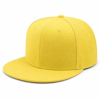 Casquette Snapback Structurée 6 Panneaux à Visière Plate OEM ODM en Sergé 100% Coton Unisexe Réglable Quatre Saisons avec Boucle Métallique Perforée au Laser