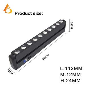 Lámpara Lineal LED RGBW 4 en 1 de 10x40W para Pared, Efecto de Luz Móvil, de Gran Venta - Product Image 5