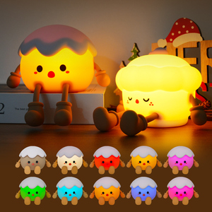 Flexible Rechargeable Touch <b>Light</b> Silicone Pat <b>Light</b> Silicone Tap Color Changing Animal Led <b>Night</b> <b>Light</b> - Product Image 2