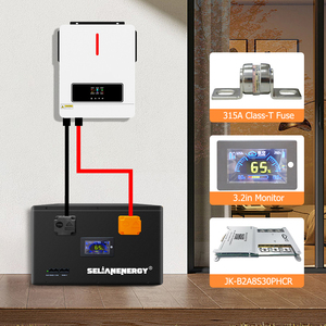 Eve mb56 tự làm hộp 12V 628ah 8kwh LiFePO4 mb56 628ah Eve LiFePO4 di động tự làm trường hợp cho 628ah di động với 300A JK BMS 315A lớp t cầu chì - Product Image 3