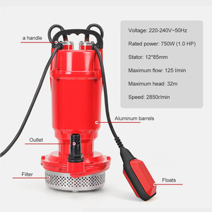 Pompe à piston submersible 750W pour eau propre avec interrupteur à flotteur haute performance, personnalisable OEM, du fabricant chinois - Product Image 4